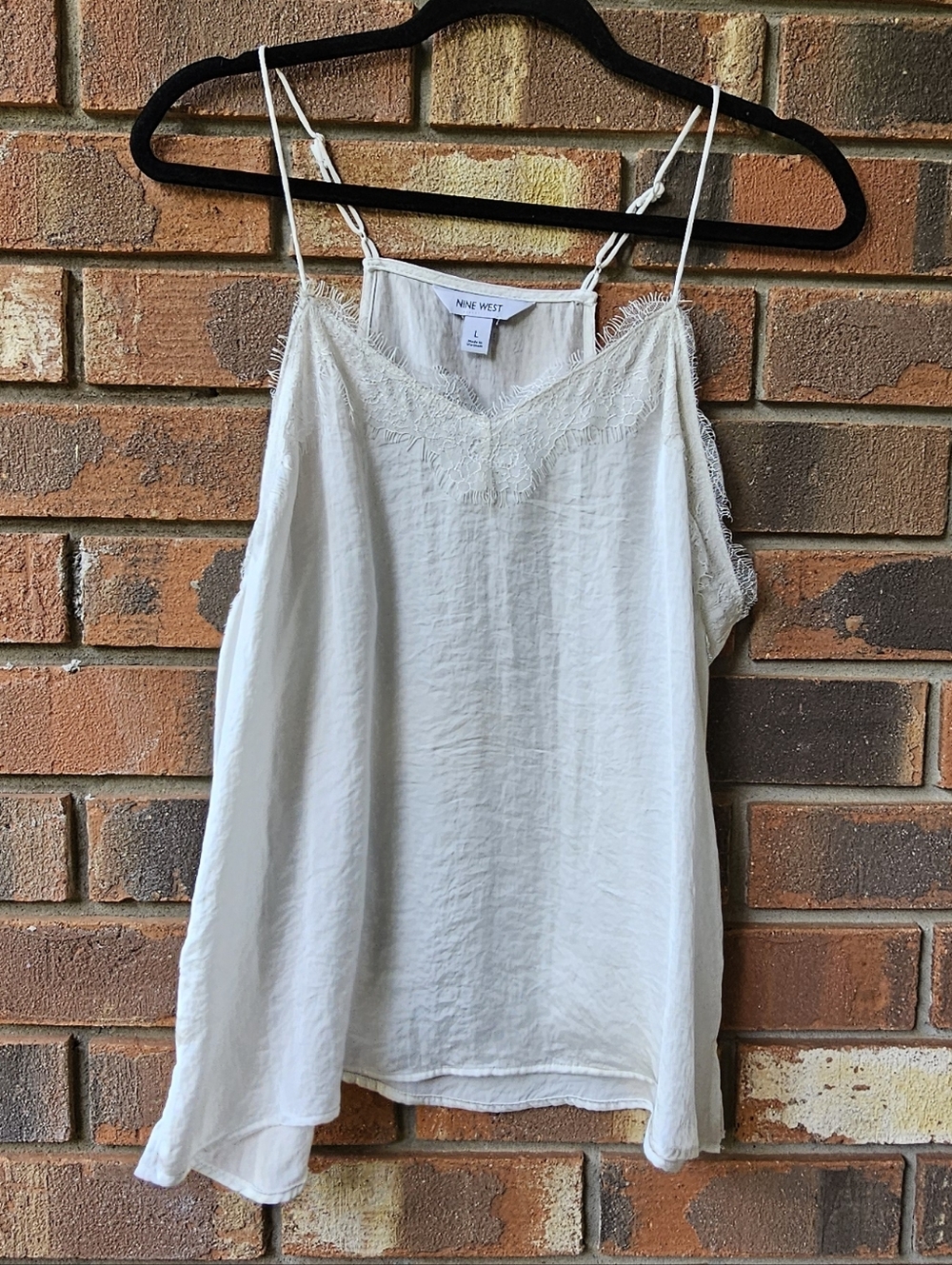 Nine West Lace-Trim Spaghetti Strap Cami
